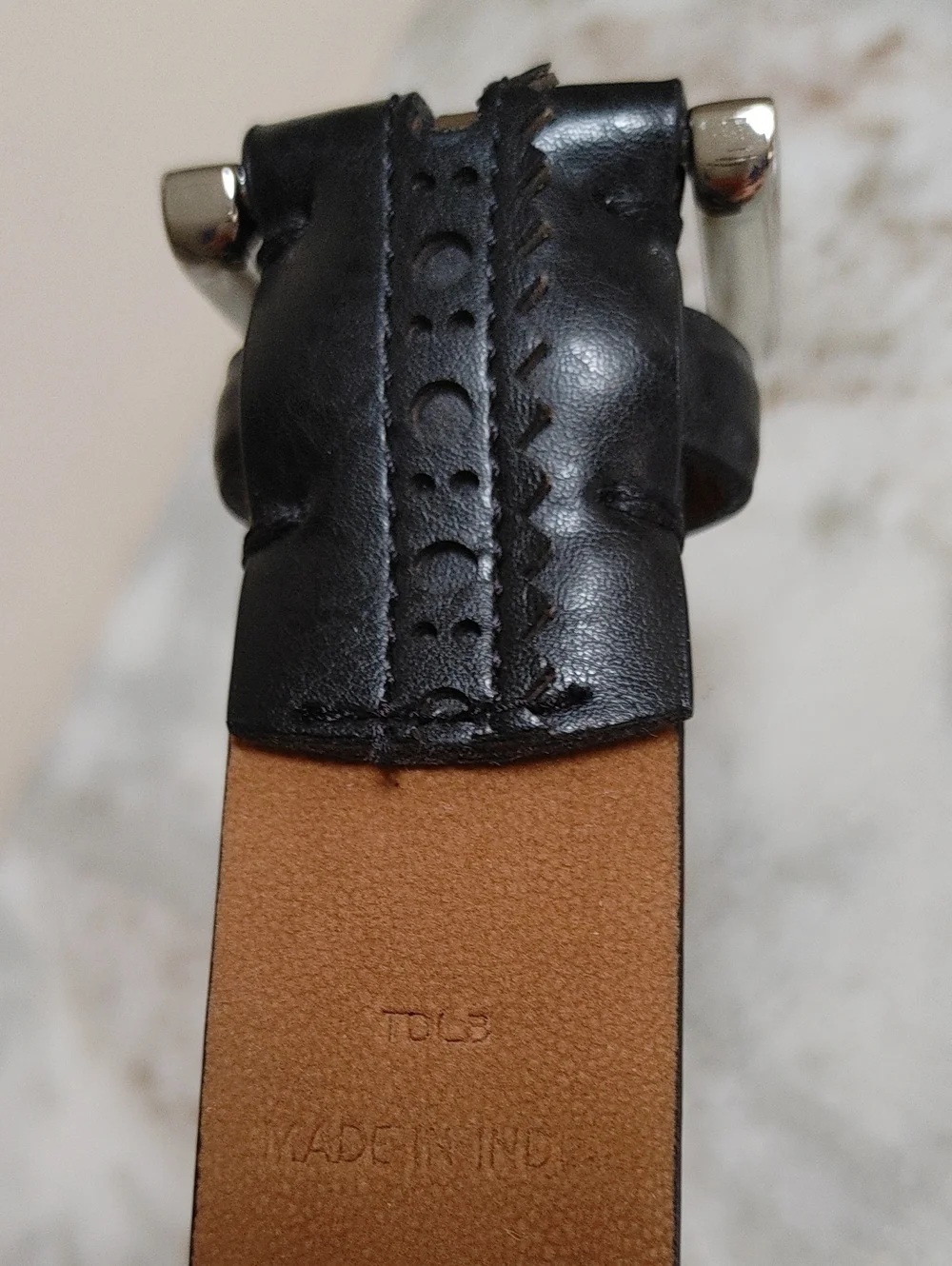 Cole Haan Black Western Style Belt Size 40